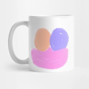 Colorful watercolor art minimal Mug